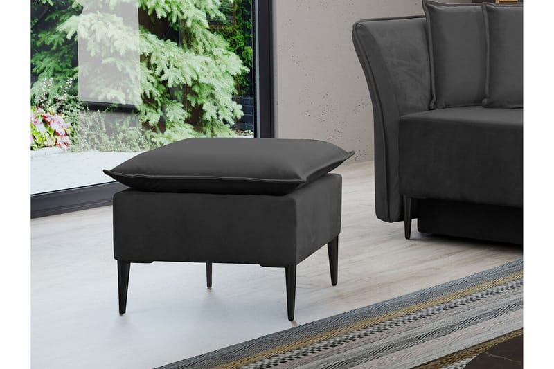 Staffin Fotpall 50 cm Dark grey - Möbler - Stolar & fåtöljer - Pall & puff - Fotpall