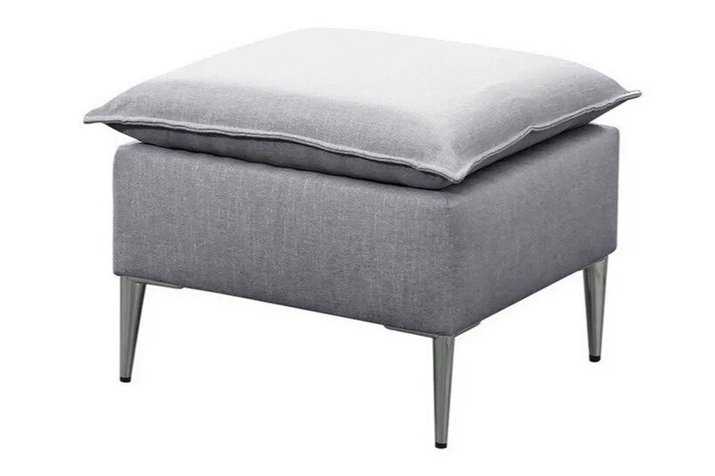 Staffin Fotpall 50 cm Light grey/Dark grey, undefined