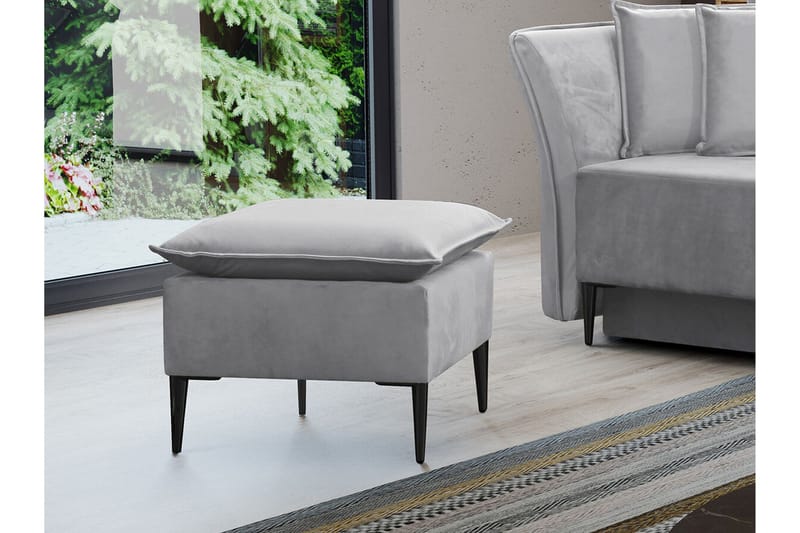 Staffin Fotpall 50 cm Ljusgrå - Möbler - Stolar & fåtöljer - Pall & puff - Fotpall