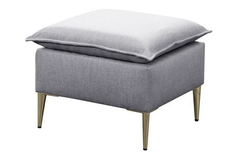 Staffin Fotpall 50 cm Ljusgrå, undefined