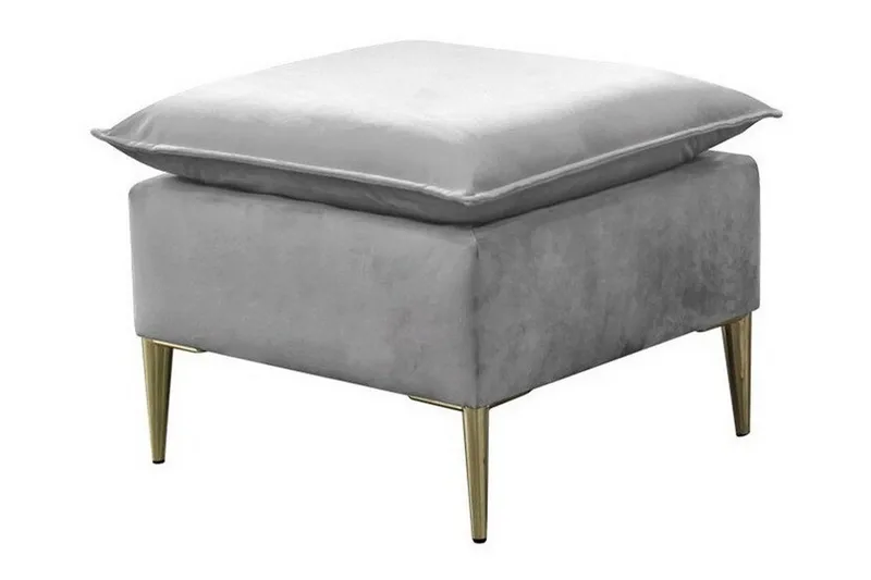 Staffin Fotpall 50 cm Ljusgrå, undefined