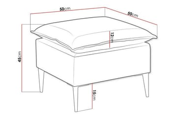 Staffin Fotpall 50 cm - Möbler - Stolar & fåtöljer - Pall & puff - Fotpall