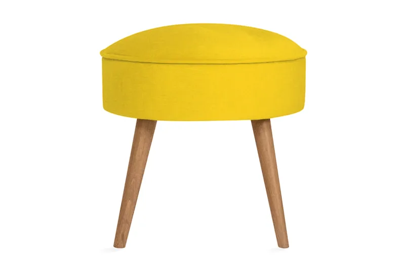 Stefanescu Fotpall - Gul - Möbler - Stolar & fåtöljer - Pall & puff - Fotpall