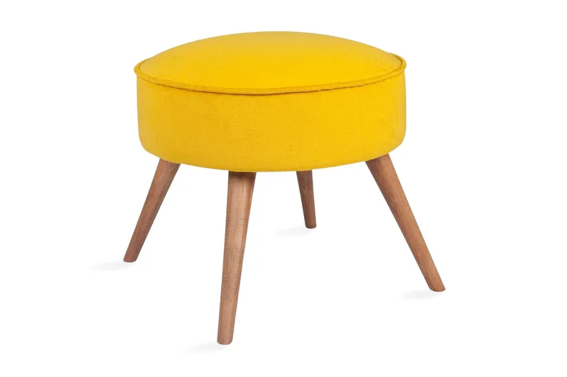 Stefanescu Fotpall - Gul - Möbler - Stolar & fåtöljer - Pall & puff - Fotpall