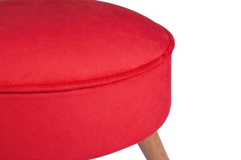 Stefanescu Fotpall - Röd - Möbler - Stolar & fåtöljer - Pall & puff - Fotpall
