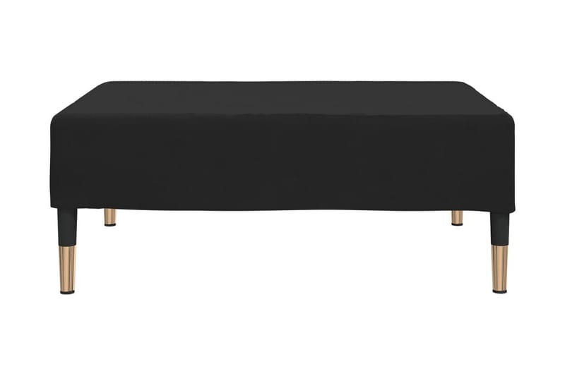 Fotpall svart 78x56x32 cm sammet - Svart - Möbler - Stolar & fåtöljer - Pall & puff - Fotpall