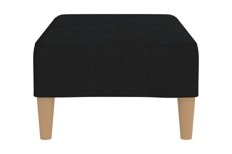 Fotpall svart 78x56x32 cm tyg - Svart - Möbler - Stolar & fåtöljer - Pall & puff - Fotpall