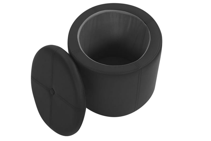Syosset Fotpall med Förvaring - Svart - Möbler - Stolar & fåtöljer - Pall & puff - Fotpall