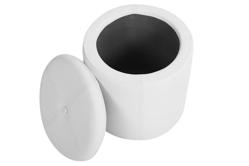 Syosset Fotpall med Förvaring - Vit - Möbler - Stolar & fåtöljer - Pall & puff - Fotpall