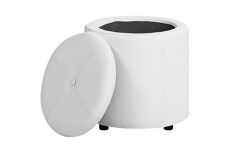 Syosset Fotpall med Förvaring - Vit - Möbler - Stolar & fåtöljer - Pall & puff - Fotpall