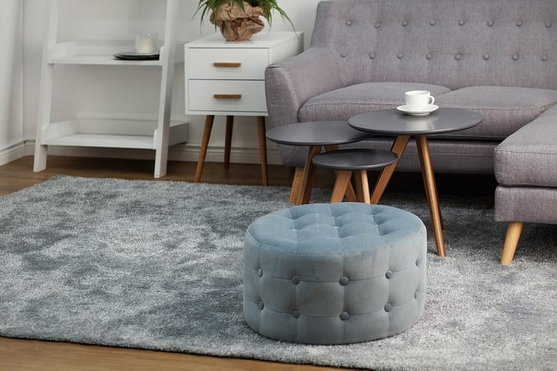 Tampa Fotpall 55|55 cm - Grå - Möbler - Stolar & fåtöljer - Pall & puff - Fotpall