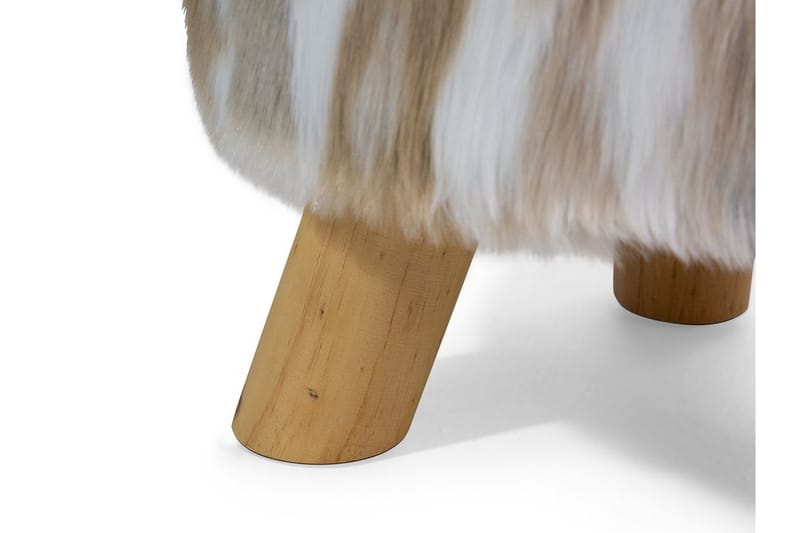 Te|as Fotpall 33|35 cm - Beige - Möbler - Stolar & fåtöljer - Pall & puff - Fotpall