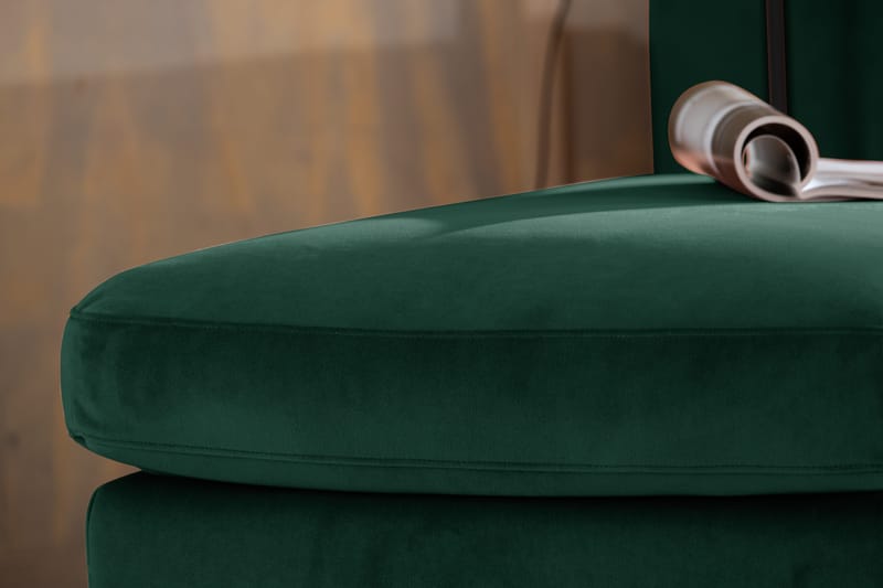 Teodin Fotpall Sammet - Grön - Möbler - Stolar & fåtöljer - Pall & puff - Fotpall