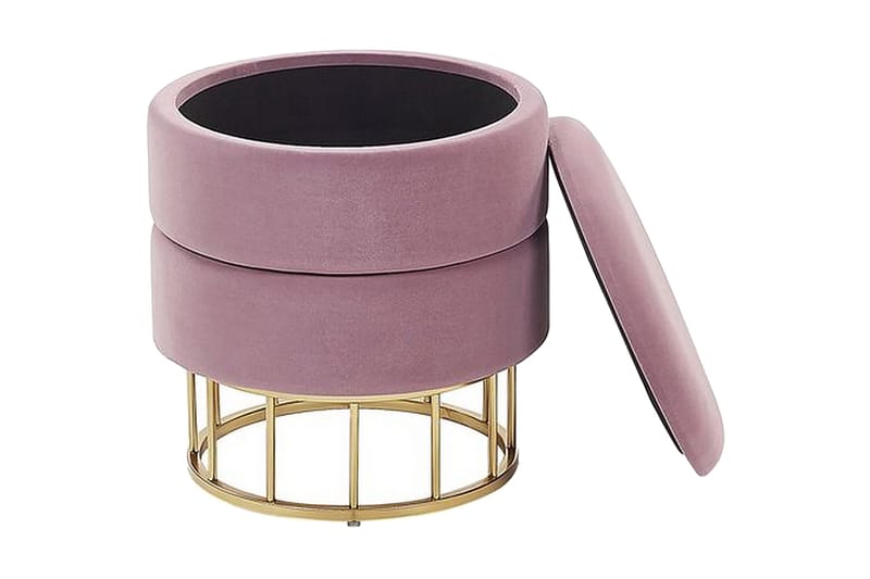 Tomakulla Fotpall med Förvaring - Rosa - Möbler - Stolar & fåtöljer - Pall & puff - Fotpall - Fotpall med förvaring