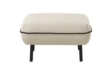 Fotpall Tonsberg Beige/svart - Beige/svart - Möbler - Stolar & fåtöljer - Pall & puff - Fotpall