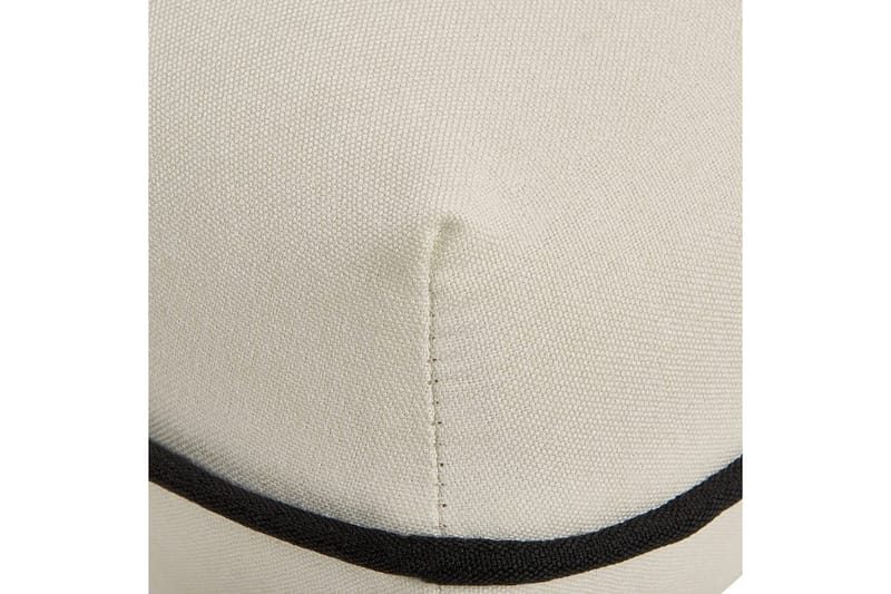 Fotpall Tonsberg Beige/svart - Beige/svart - Möbler - Stolar & fåtöljer - Pall & puff - Fotpall