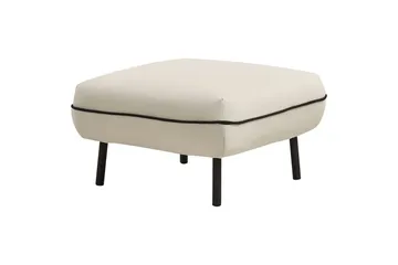 Fotpall Tonsberg Beige/svart - Beige/svart - Möbler - Stolar & fåtöljer - Pall & puff - Fotpall