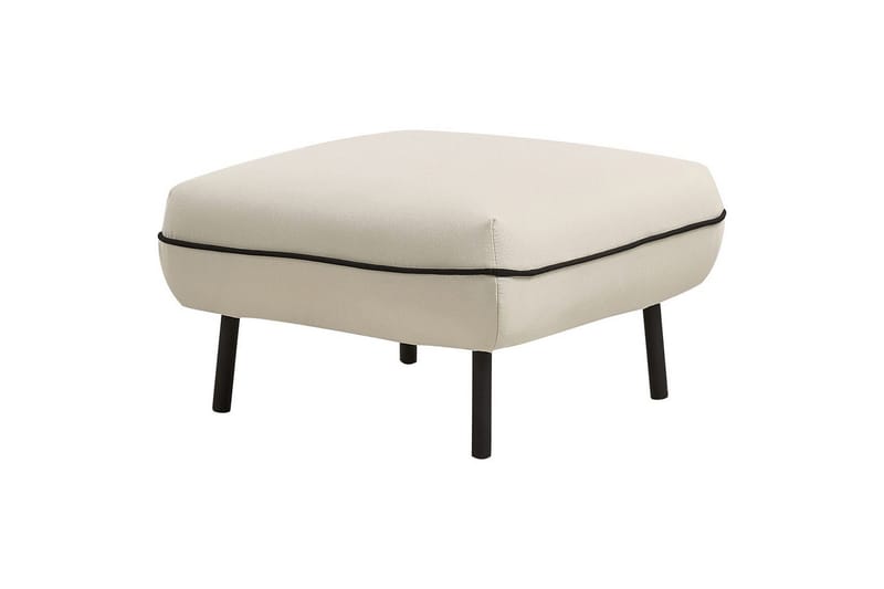 Fotpall Tonsberg Beige/svart, Beige/svart