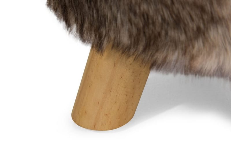 Topeka Fotpall 33|33 cm - Brun - Möbler - Stolar & fåtöljer - Pall & puff - Fotpall
