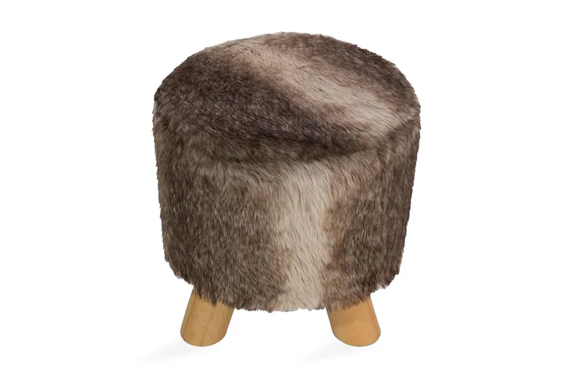 Topeka Fotpall 33|33 cm, Brun