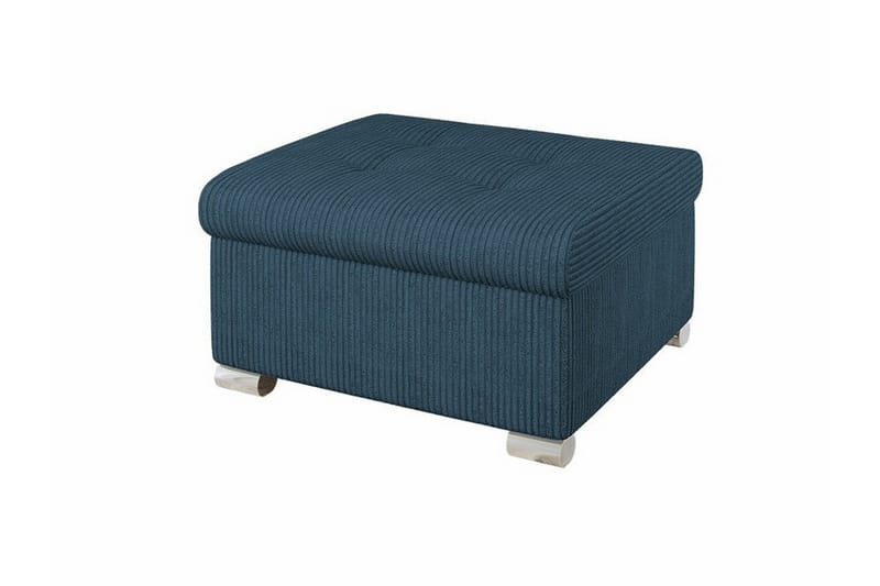 Trefor Fotpall 68 cm - Blå - Möbler - Stolar & fåtöljer - Pall & puff - Fotpall
