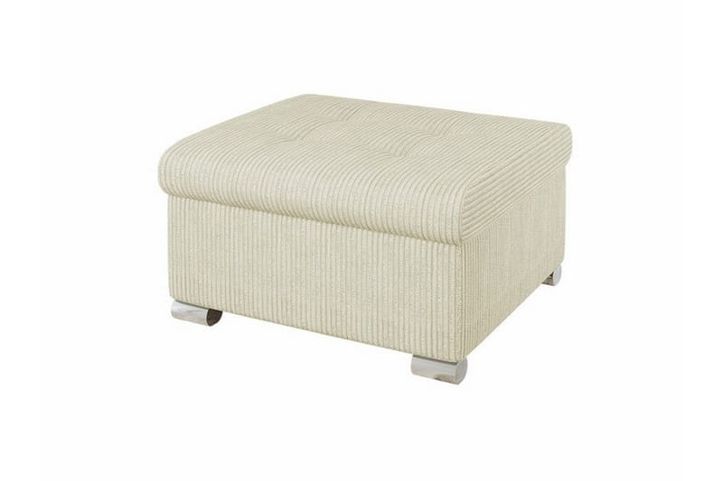 Trefor Fotpall 68 cm - Cream - Möbler - Stolar & fåtöljer - Pall & puff - Fotpall
