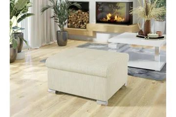 Trefor Fotpall 68 cm - Cream - Möbler - Stolar & fåtöljer - Pall & puff - Fotpall