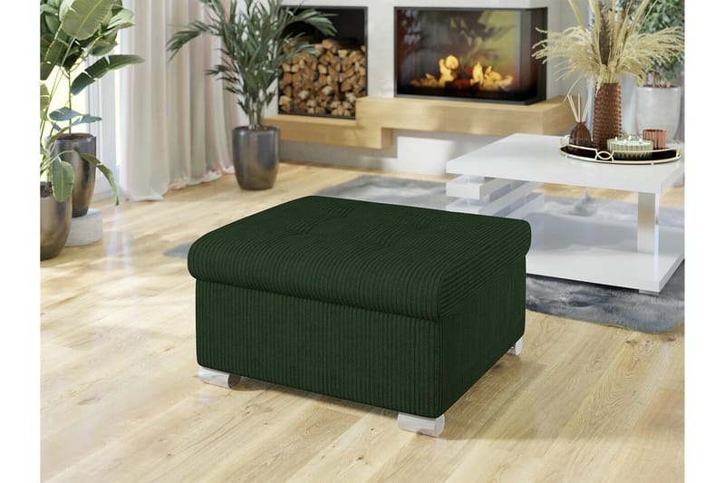 Trefor Fotpall 68 cm - Grön - Möbler - Stolar & fåtöljer - Pall & puff - Fotpall