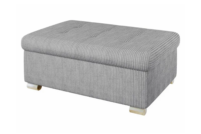 Trefor Fotpall 70 cm, Grå