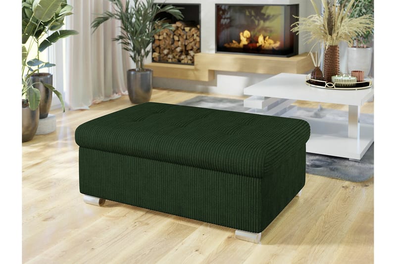 Trefor Fotpall 70 cm - Grön - Möbler - Stolar & fåtöljer - Pall & puff - Fotpall