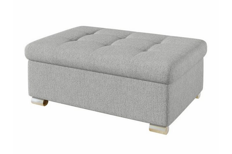 Trefor Fotpall 70 cm Ljusgrå, undefined