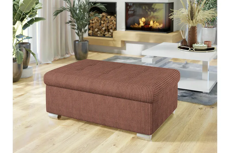 Trefor Fotpall 70 cm - Rosa - Möbler - Stolar & fåtöljer - Pall & puff - Fotpall