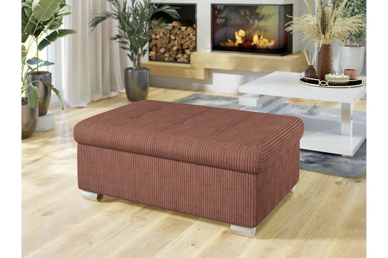 Trefor Fotpall 70 cm - Rosa - Möbler - Stolar & fåtöljer - Pall & puff - Fotpall