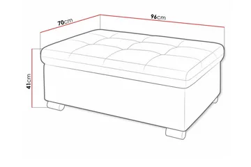 Trefor Fotpall 70 cm - Möbler - Stolar & fåtöljer - Pall & puff - Fotpall