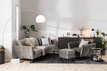 Trend Fotpall - Brun - Möbler - Stolar & fåtöljer - Pall & puff - Fotpall