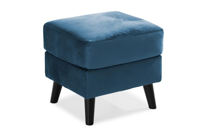Trend Fotpall - Midnattsblå Sammet - Möbler - Stolar & fåtöljer - Pall & puff - Fotpall