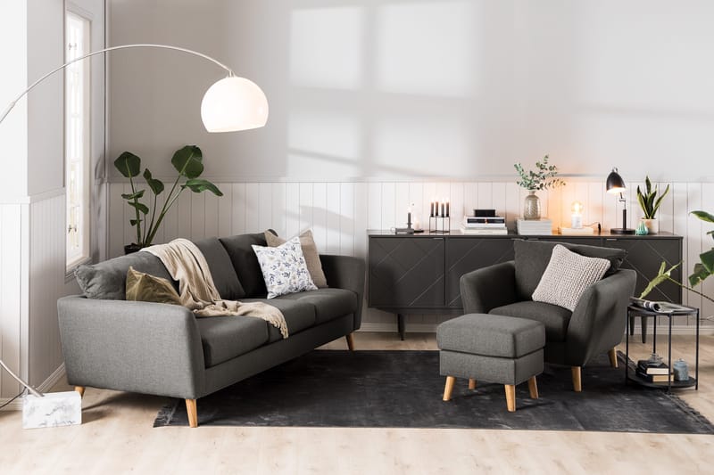 Trend Fotpall - Svart - Möbler - Stolar & fåtöljer - Pall & puff - Fotpall