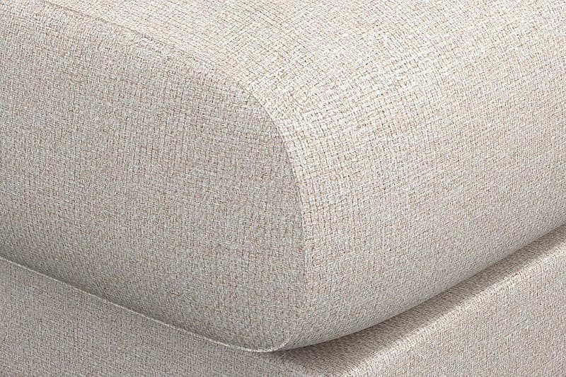 Trend Lyx Fotpall - Beige/Ek - Möbler - Stolar & fåtöljer - Pall & puff - Fotpall