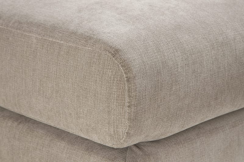 Trend Lyx Fotpall - Beige/Ek - Möbler - Stolar & fåtöljer - Pall & puff - Fotpall