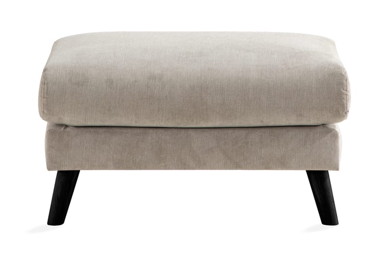 Trend Lyx Fotpall - Beige/Svart - Möbler - Stolar & fåtöljer - Pall & puff - Fotpall