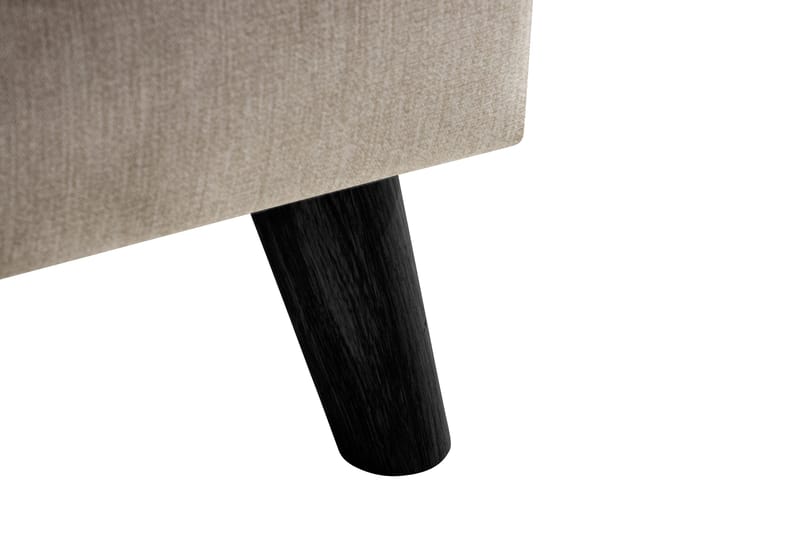 Trend Lyx Fotpall - Beige/Svart - Möbler - Stolar & fåtöljer - Pall & puff - Fotpall