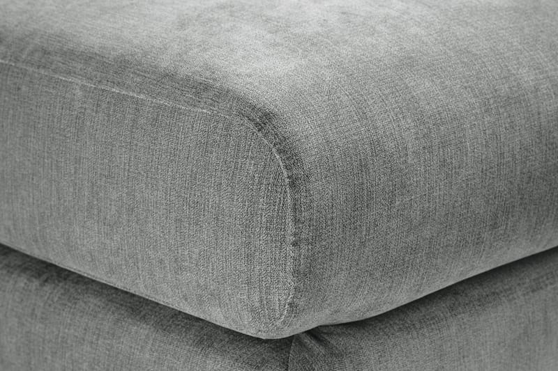 Trend Lyx Fotpall - Grå/Svart - Möbler - Stolar & fåtöljer - Pall & puff - Fotpall