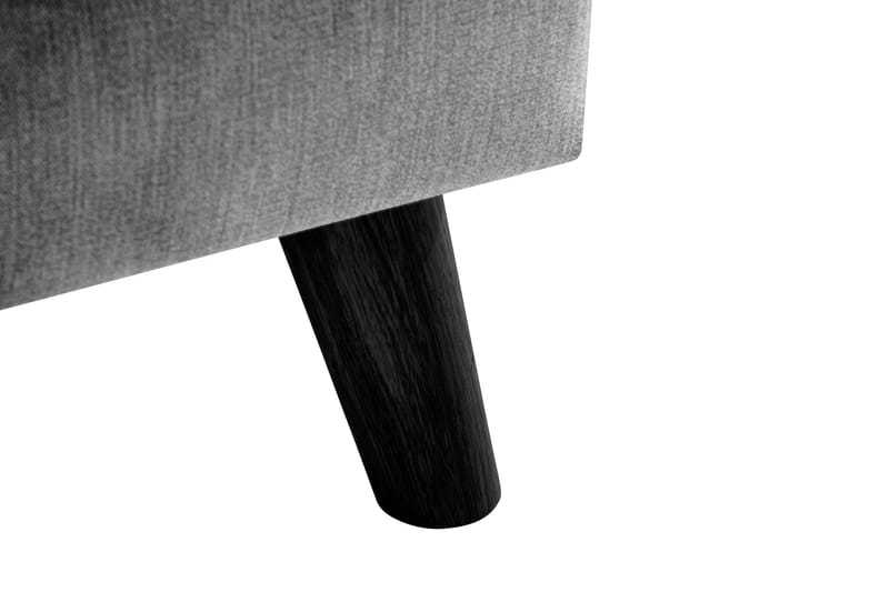Trend Lyx Fotpall - Grå/Svart - Möbler - Stolar & fåtöljer - Pall & puff - Fotpall