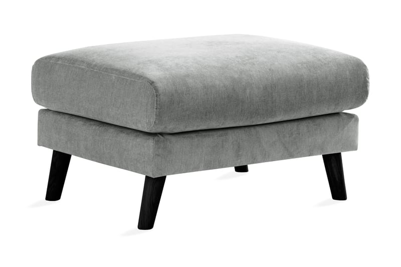 Trend Lyx Fotpall - Grå/Svart - Möbler - Stolar & fåtöljer - Pall & puff - Fotpall