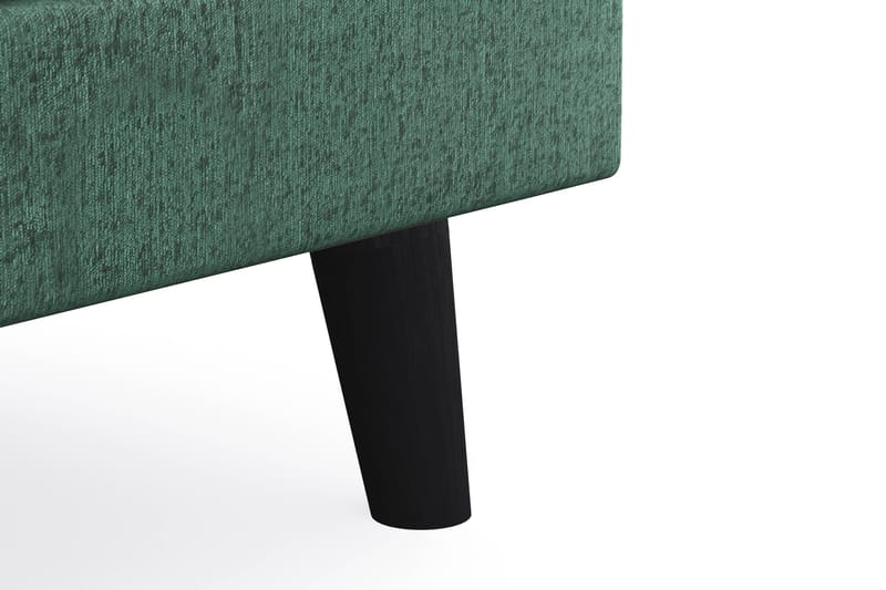 Trend Lyx Fotpall - Grön Sammet - Möbler - Stolar & fåtöljer - Pall & puff - Fotpall