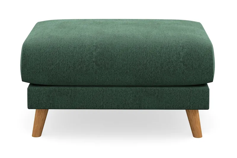 Trend Lyx Fotpall - Grön/Ek - Möbler - Stolar & fåtöljer - Pall & puff - Fotpall