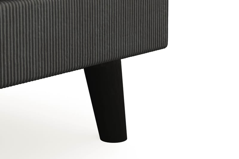 Trend Lyx Fotpall - Mörkgrå Manchester - Möbler - Stolar & fåtöljer - Pall & puff - Fotpall