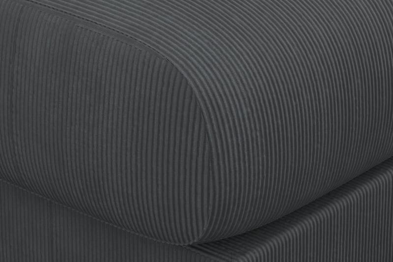 Trend Lyx Fotpall - Mörkgrå/Ek - Möbler - Stolar & fåtöljer - Pall & puff - Fotpall