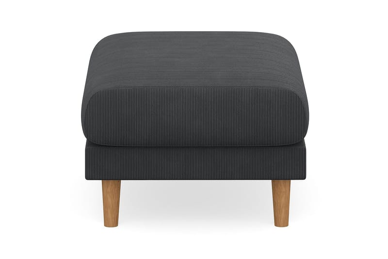 Trend Lyx Fotpall - Mörkgrå/Ek - Möbler - Stolar & fåtöljer - Pall & puff - Fotpall