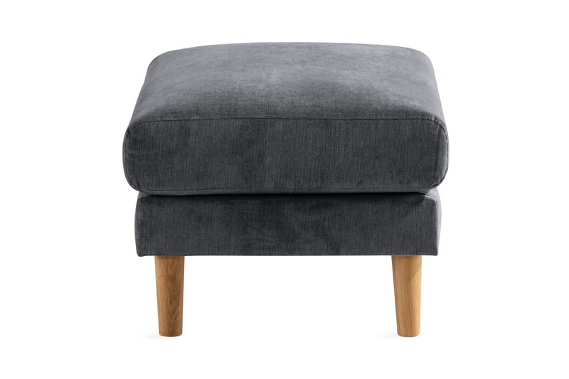 Trend Lyx Fotpall - Mörkgrå/Ek - Möbler - Stolar & fåtöljer - Pall & puff - Fotpall